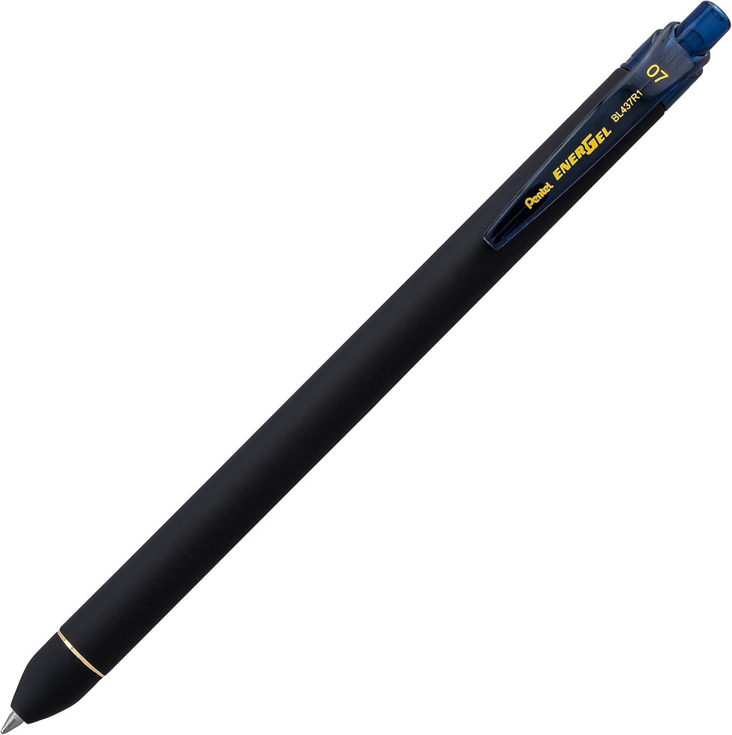 image:imagePentel EnerGel Kuro Liquid Gel Pen 07mm Medium line Blue Ink 8 Pack