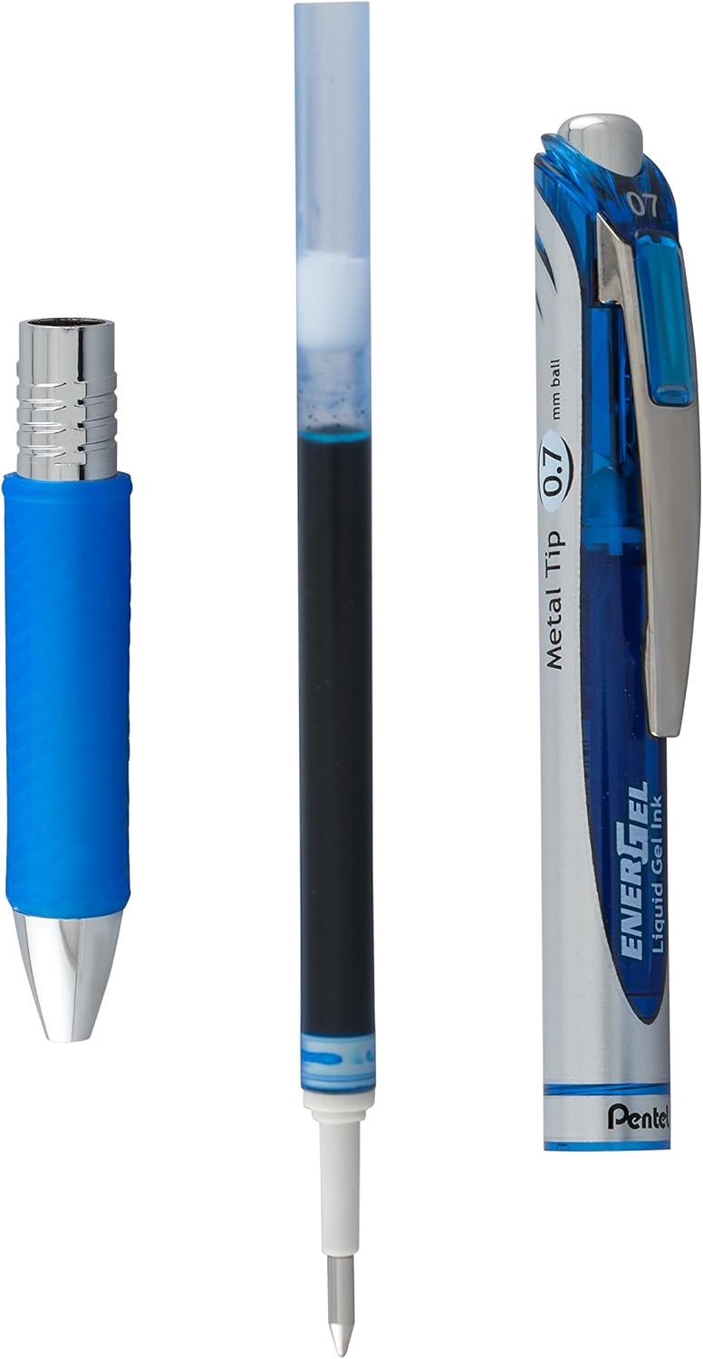image:imagePentel EnerGel RTX Retractable Liquid Gel Pen 07mm Metal Tip Medium Line Assorted Ink 6Pk BL77BP6M1Assorted