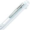 Pentel EnerGel 3 Multi-Function, 3-Ink Gel Pen, (0.5mm) Fine Line, Black Barrel – BLC35A(White)
