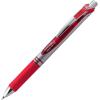 Pentel EnerGel Deluxe RTX Retractable Liquid Gel Pen, Medium Line, Metal Tip, Assorted Ink, 3 Pack (BL77BP3M1)(Red)