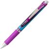 Pentel EnerGel RTX Retractable Liquid Gel Pen, (0.7mm), Medium Line, Needle Tip, Black Ink, Pack of 3 (BLN77BP3A)(Violet)