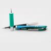 Pentel Gel Ink Pen, EnerGel RTX Retractable Gel Pen, 0.5mm, Needle Tip, Black Ink, 2 Pack (BLN75BP2A)(Green)
