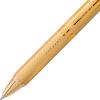 Pentel Retractable Gel Pens, Metal Tip, .7mm, Black Ink (PENBL407AA)(Gold)