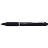 Pentel EnerGel 3 Multi-Function, 3-Ink Gel Pen, (0.5mm) Fine Line, Black Barrel – BLC35A(Navy)