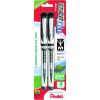 Pentel EnerGel Deluxe Liquid Gel Pen, Medium Line, Metal Tip, Black Ink, 2 Pack (BL57BP2A)