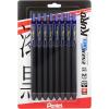 Pentel EnerGel Kuro Liquid Gel Pen, (0.7mm) Medium line, Blue Ink, 8 Pack