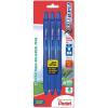 Pentel EnerGel-X Retractable Liquid Gel Pen, 0.7mm, Medium Line, Metal Tip, Blue Ink, 3 Pack (BL107BP3C)