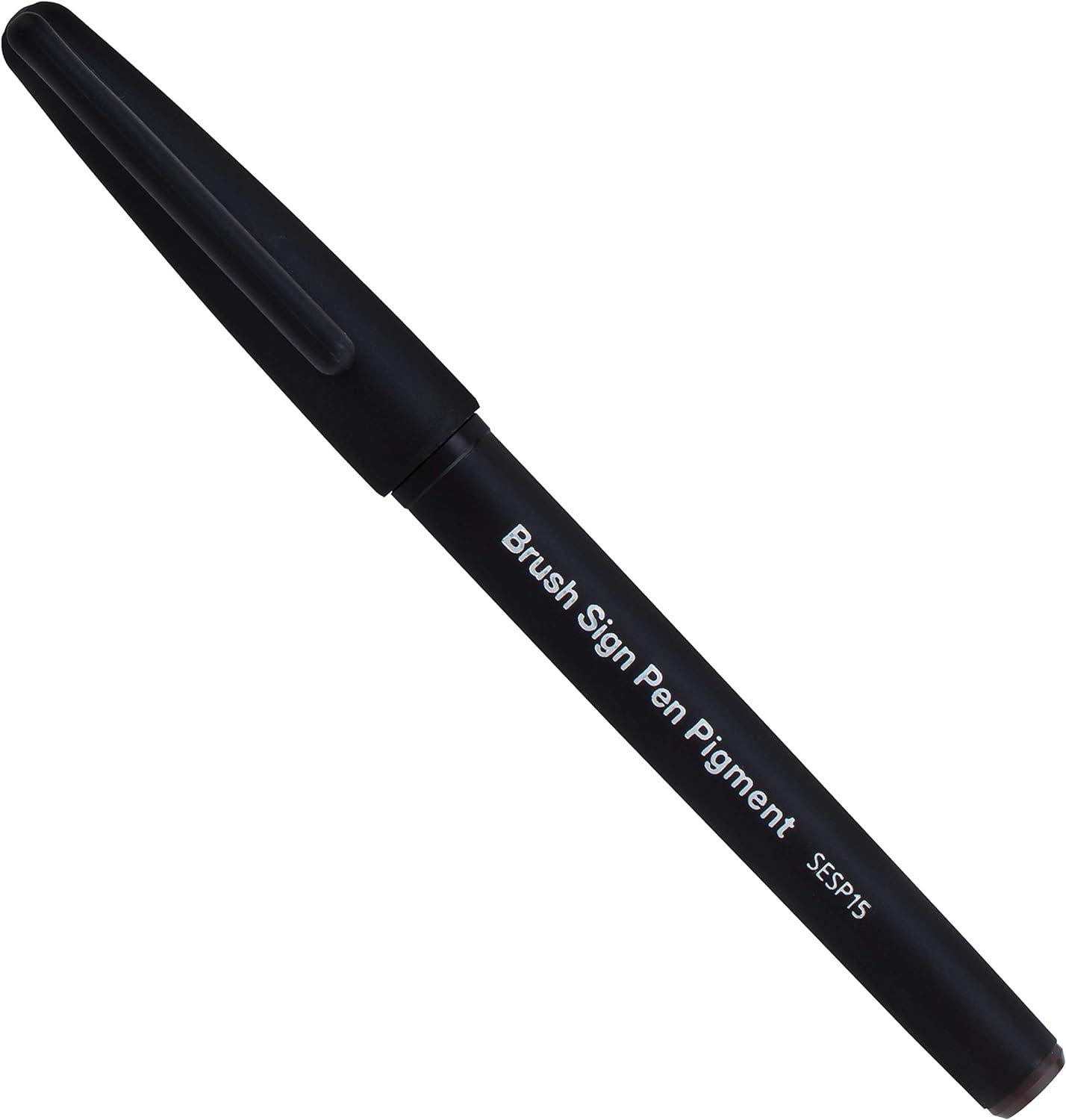 image:imagePentel Arts Sign Pen Brush Sepia Pigment Ink 1 Pack SESP15BPSP