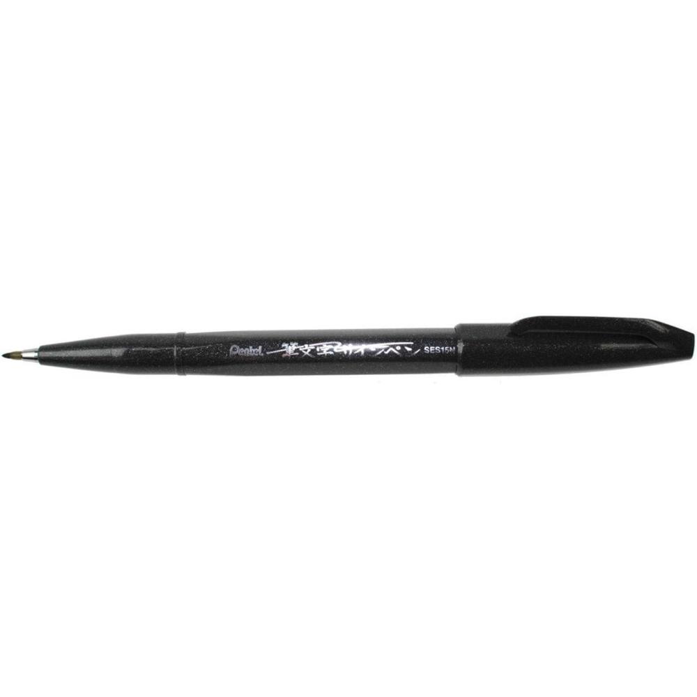 image:imagePentel Fude Touch Sign Pen Gray Felt Pen Like Brush Stroke SES15CNViolet