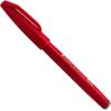 Pentel Arts Sign Pen Touch, Fude Brush Tip, Blue Ink, Box of 12 (SES15C-C)(Red)