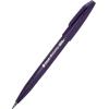 Pentel Arts Sign Pen Touch, Fude Brush Tip, Blue Ink, Box of 12 (SES15C-C)(Violet)