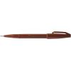 Pentel Fude Touch Sign Pen, Gray, Felt Pen Like Brush Stroke (SES15C-N)(Sky Blue)