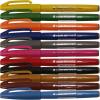 Pentel Fude Touch Sign Pen, Gray, Felt Pen Like Brush Stroke (SES15C-N)(Yellow Ochre)