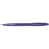 Sign Pen Pentel Stick Porous Point Pen, Blue Barrel, Blue Ink, Bold Point, Box of 12 (S520-C)