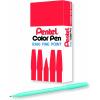 Pentel Arts Color Pen, Dark Brown, Box of 12 (S360-118)(Baby Blue)