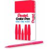 Pentel Arts Color Pen, Dark Brown, Box of 12 (S360-118)(Carmine)