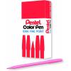 Pentel Arts Color Pen, Dark Brown, Box of 12 (S360-118)(Coral Pink)