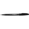 Pentel Fude Touch Sign Pen, Gray, Felt Pen Like Brush Stroke (SES15C-N)(Black)