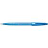 Pentel Fude Touch Sign Pen, Gray, Felt Pen Like Brush Stroke (SES15C-N)(Sky Blue)