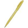Pentel Arts Sign Pen Touch, Fude Brush Tip, Blue Ink, Box of 12 (SES15C-C)(Yellow)