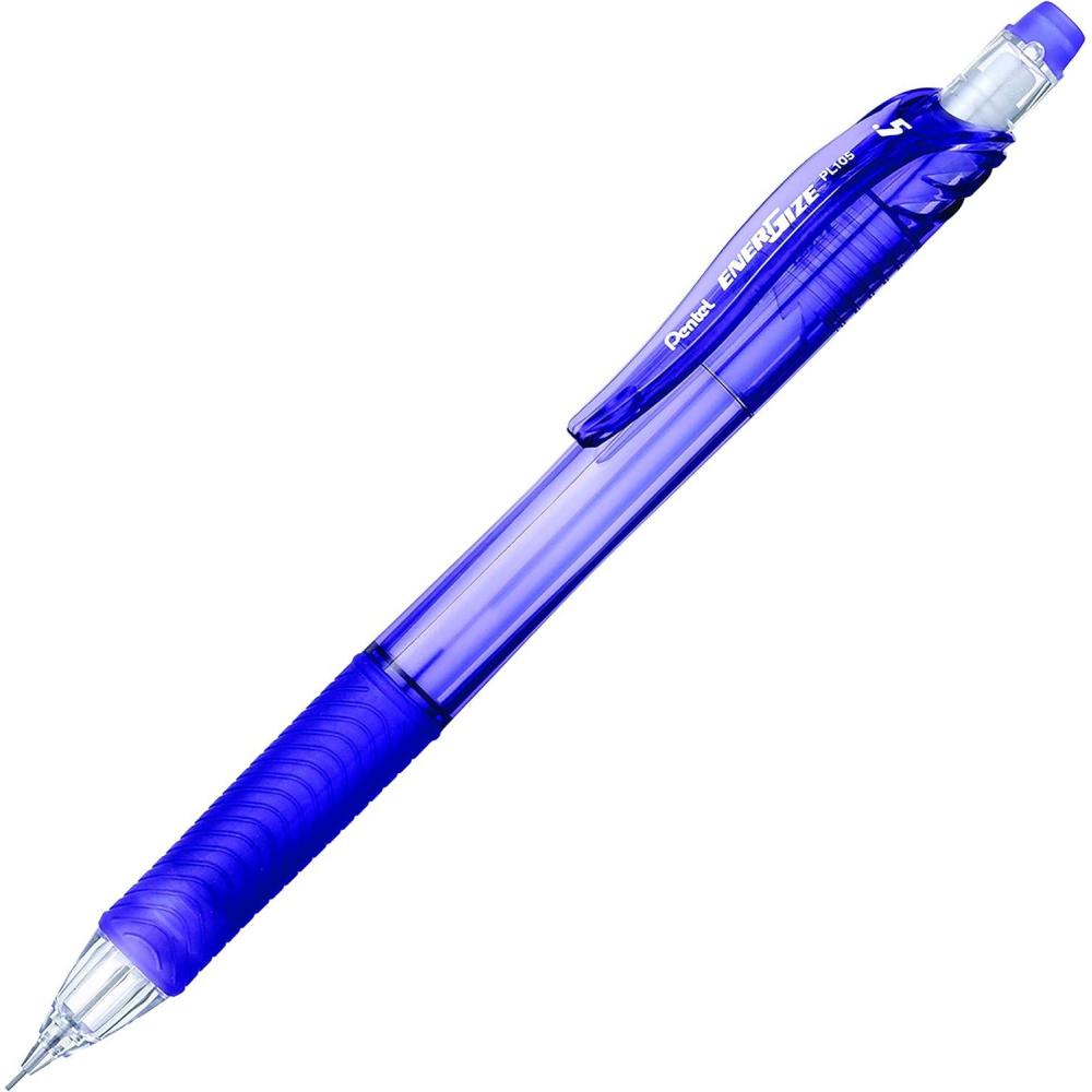 image:imagePentel EnerGizex Mechanical Pencil 05mm Sky Blue Barrel Box of 12 PL105SViolet Barrel