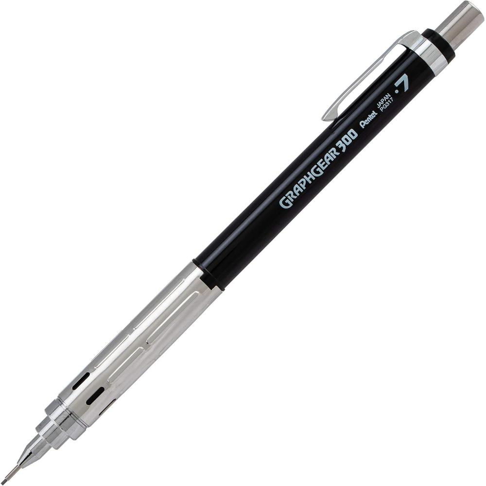 image:imagePentel GraphGear 300 Mechanical Pencil Box of 12 PencilsBlack