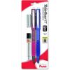 Pentel Twist-Erase GT (0.5mm) Mechanical Pencil, Lead, 2 Erasers, Assorted Barrel Colors, Color May Vary, Pack of 2 (QE205LEBP2M)
