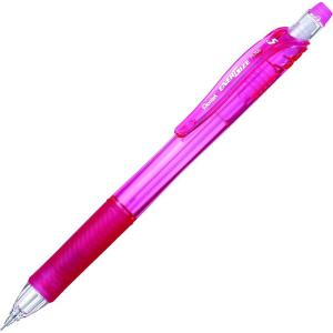 Pentel EnerGize-x Mechanical Pencil (0.5mm) Sky Blue Barrel, Box of 12 (PL105S)(Pink Barrel)