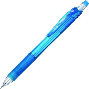 Pentel EnerGize-x Mechanical Pencil (0.5mm) Sky Blue Barrel, Box of 12 (PL105S)(Sky Blue Barrel)