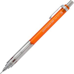 Pentel GraphGear 300 Mechanical Pencil, Box of 12 Pencils(Orange)