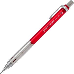 Pentel GraphGear 300 Mechanical Pencil, Box of 12 Pencils(Red)