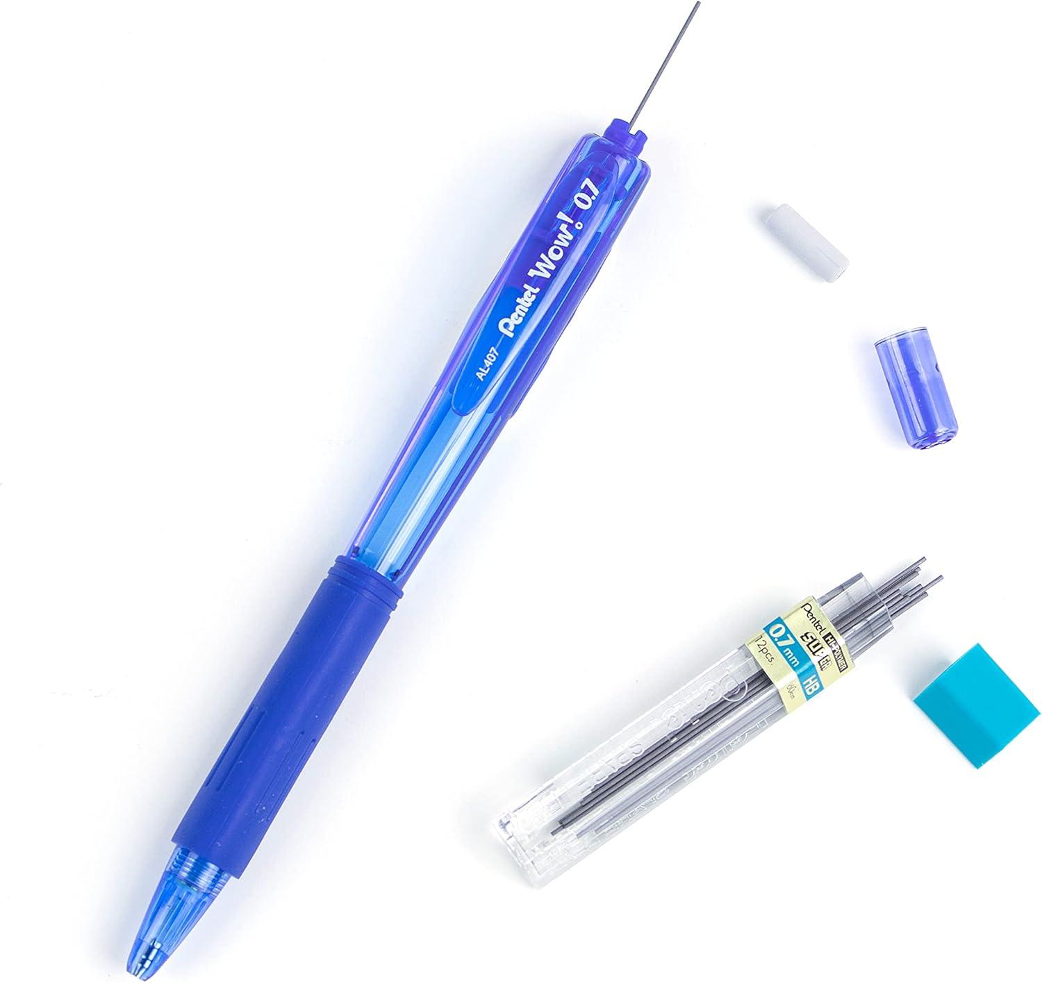 image:imagePentel EnerGizeX Mechanical Pencil 07mm Blue Barrel Box of 12 PL107C