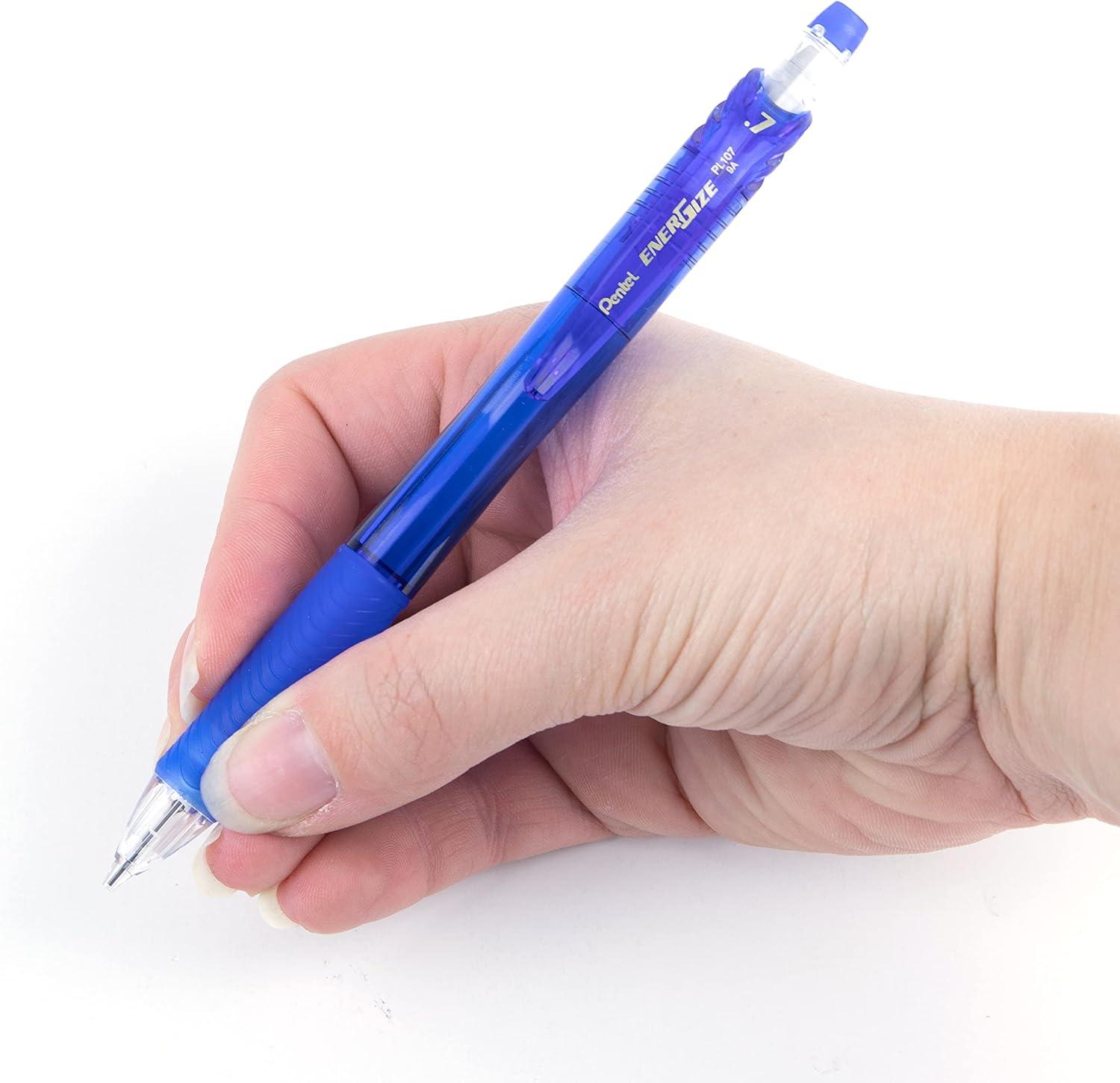 image:imagePentel EnerGizeX Mechanical Pencil 07mm Blue Barrel Box of 12 PL107C