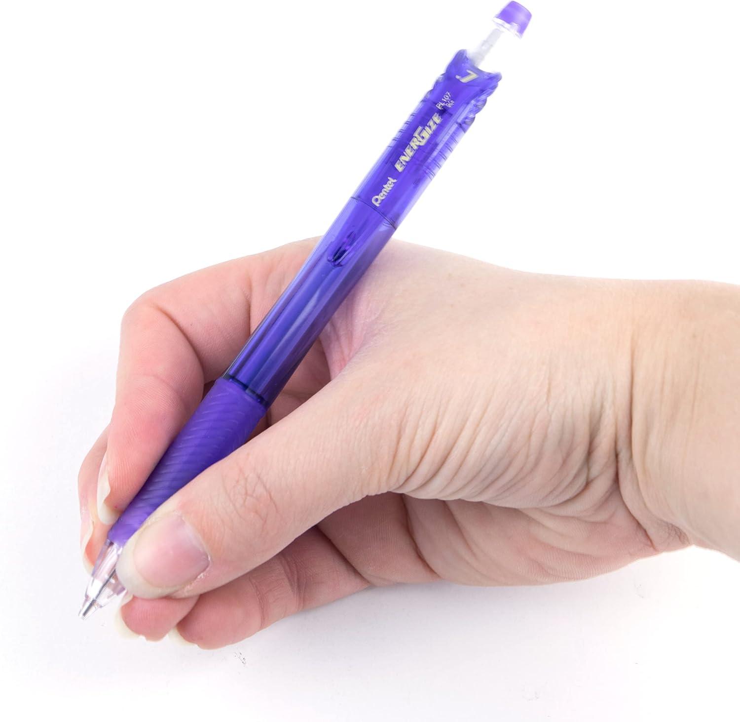 image:imagePentel EnerGizex Mechanical Pencil 07mm Violet Barrel Box of 12 PL107VViolet Barrel