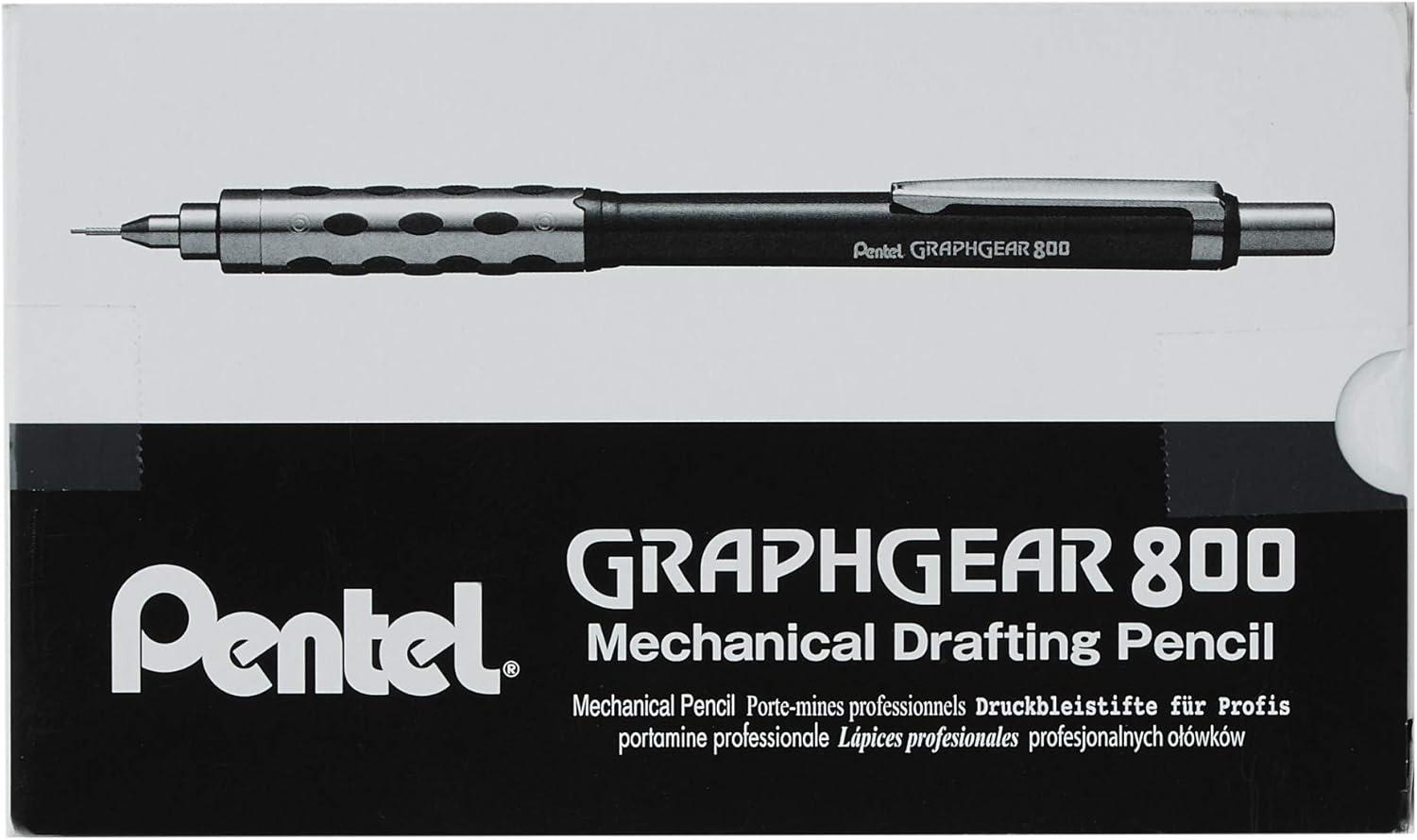 image:imagePentel GraphGear 800 Mechanical Drafting Pencil 05mm Black barrel 12 pack PG805A1 Pack