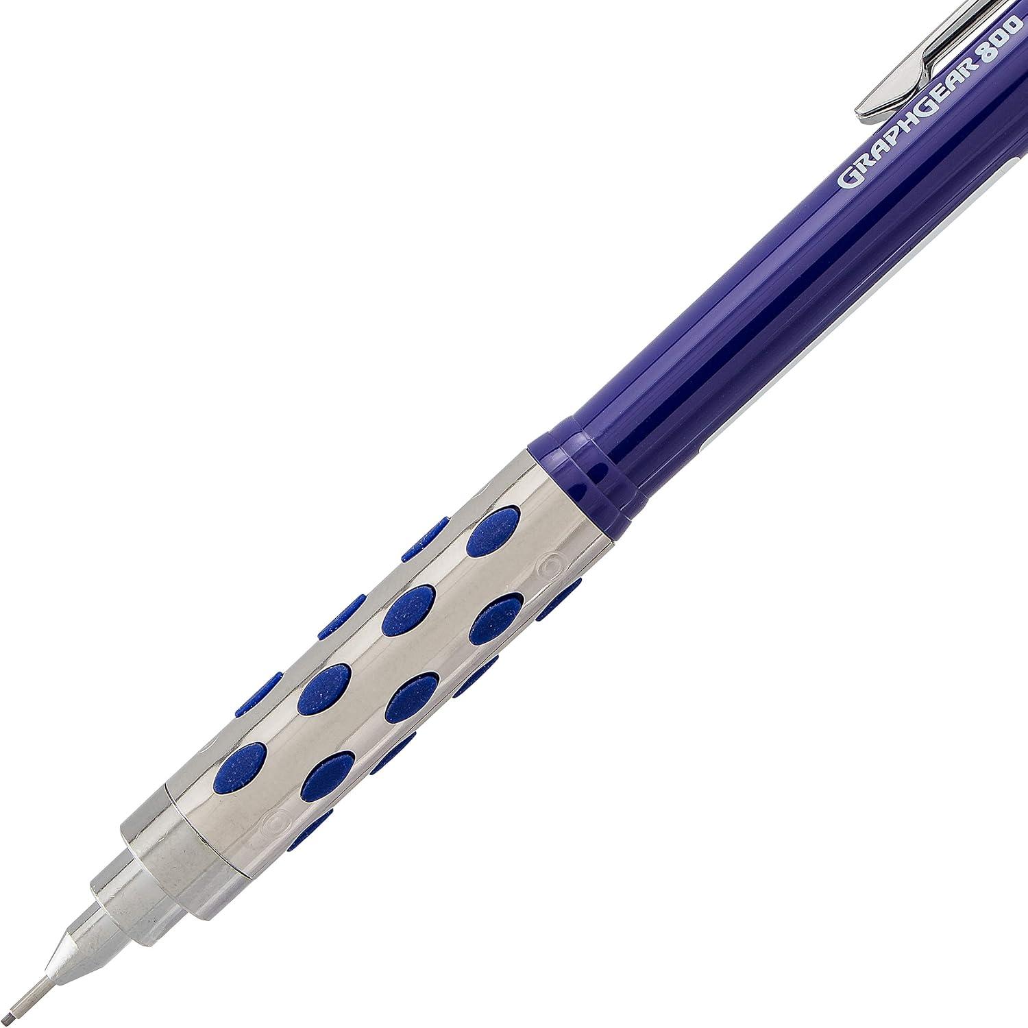 image:imagePentel GraphGear 800 Mechanical Drafting Pencil 05mm Black barrel 12 pack PG805A1 Pencil Lead and Eraser