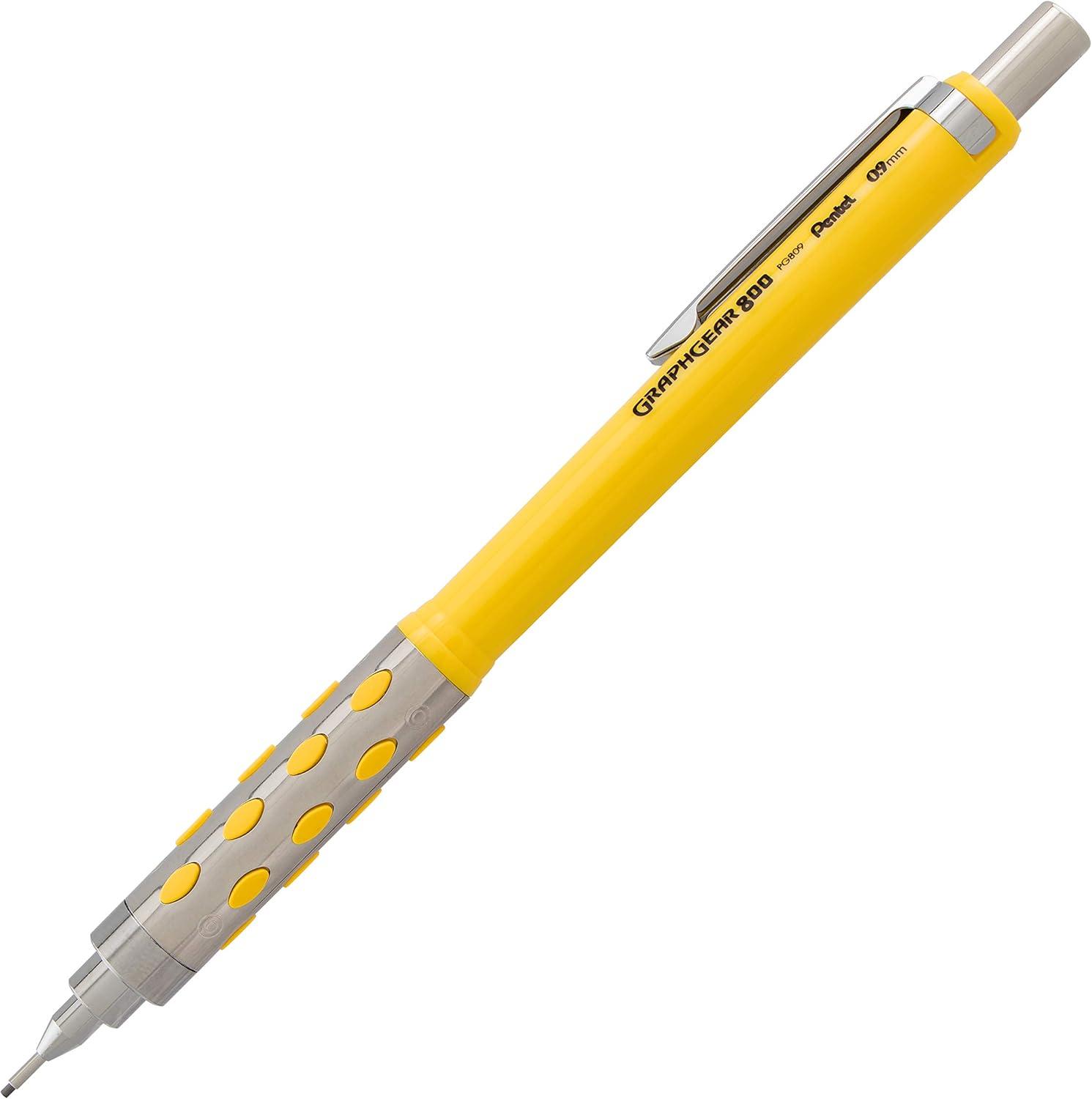 image:imagePentel GraphGear 800 Mechanical Drafting Pencil 05mm Black barrel 12 pack PG805A1 Pencil Lead and Eraser