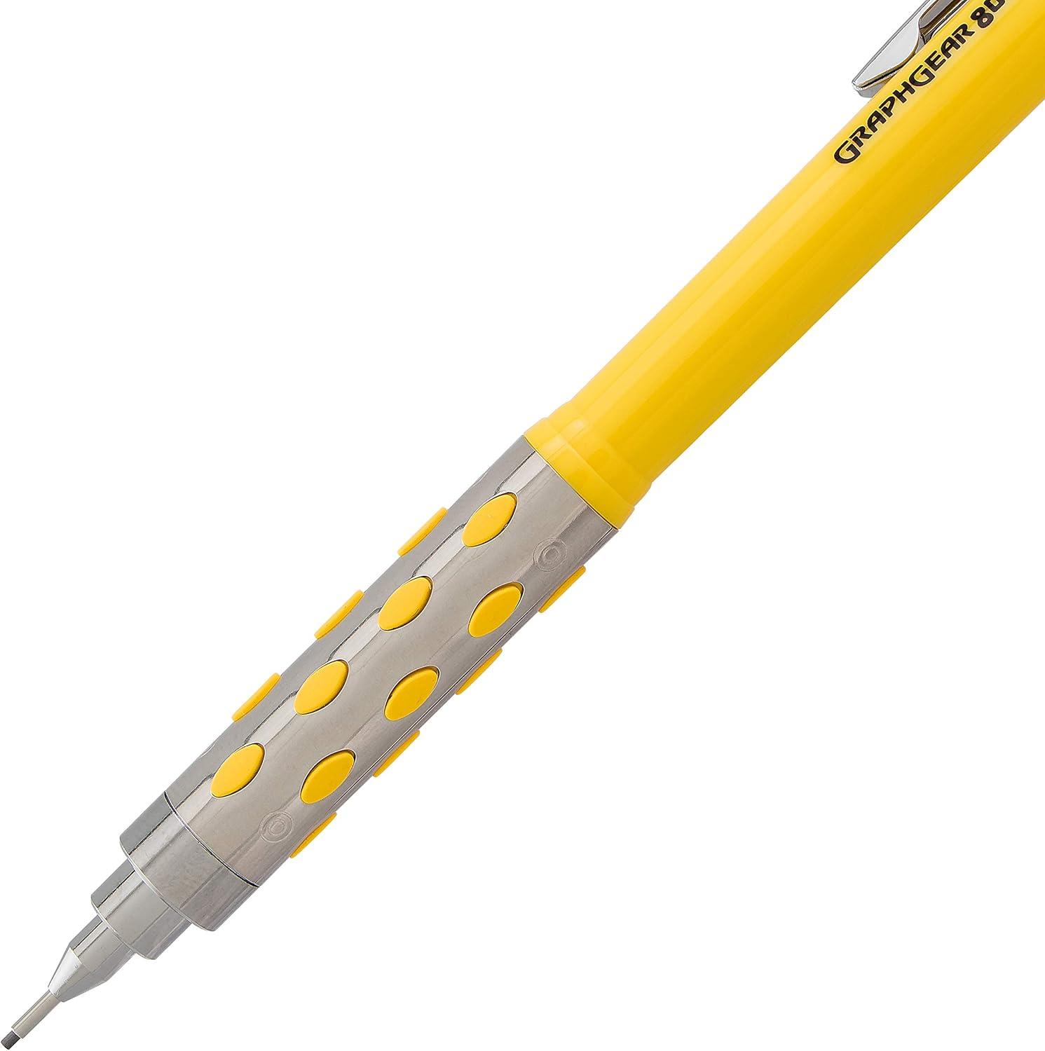 image:imagePentel GraphGear 800 Mechanical Drafting Pencil 05mm Black barrel 12 pack PG805A1 Pencil Lead and Eraser