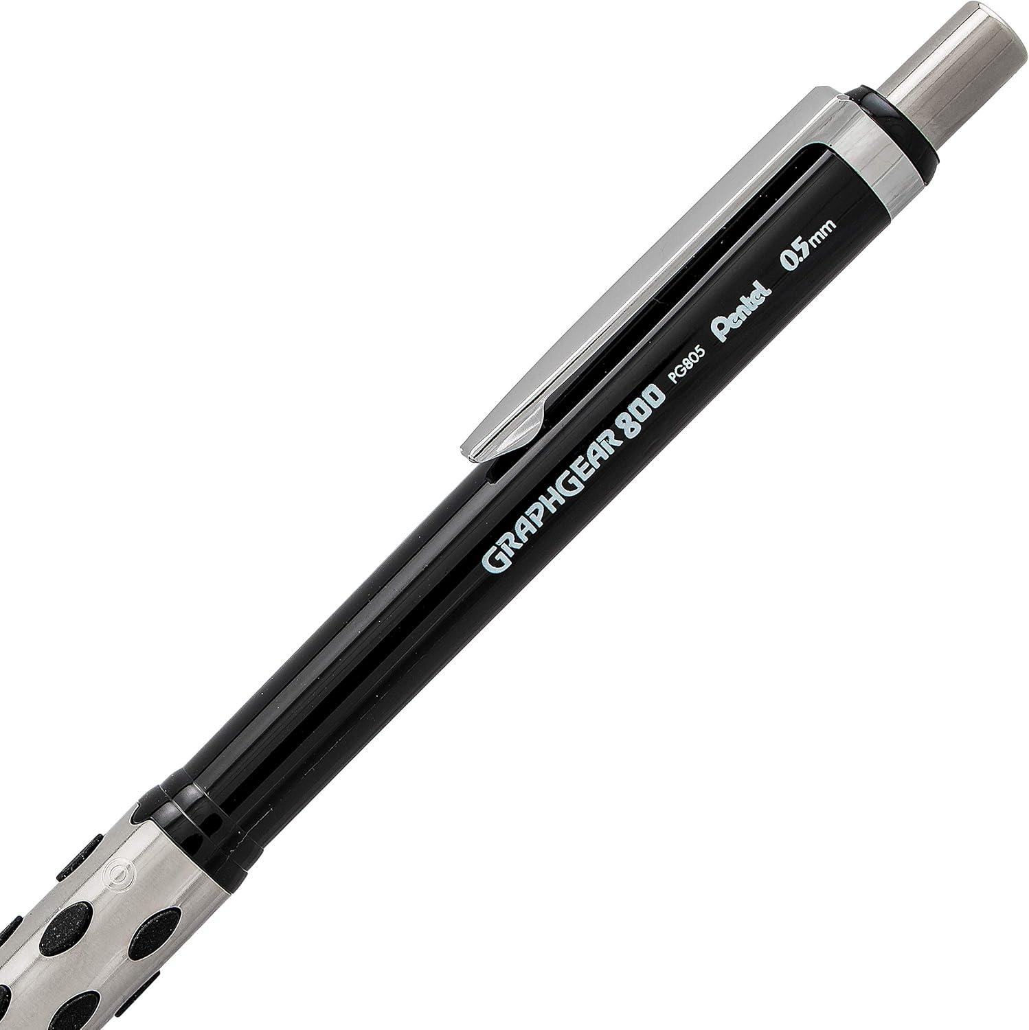 image:imagePentel GraphGear 800 Mechanical Drafting Pencil 05mm Black barrel 12 pack PG805A12 Pack