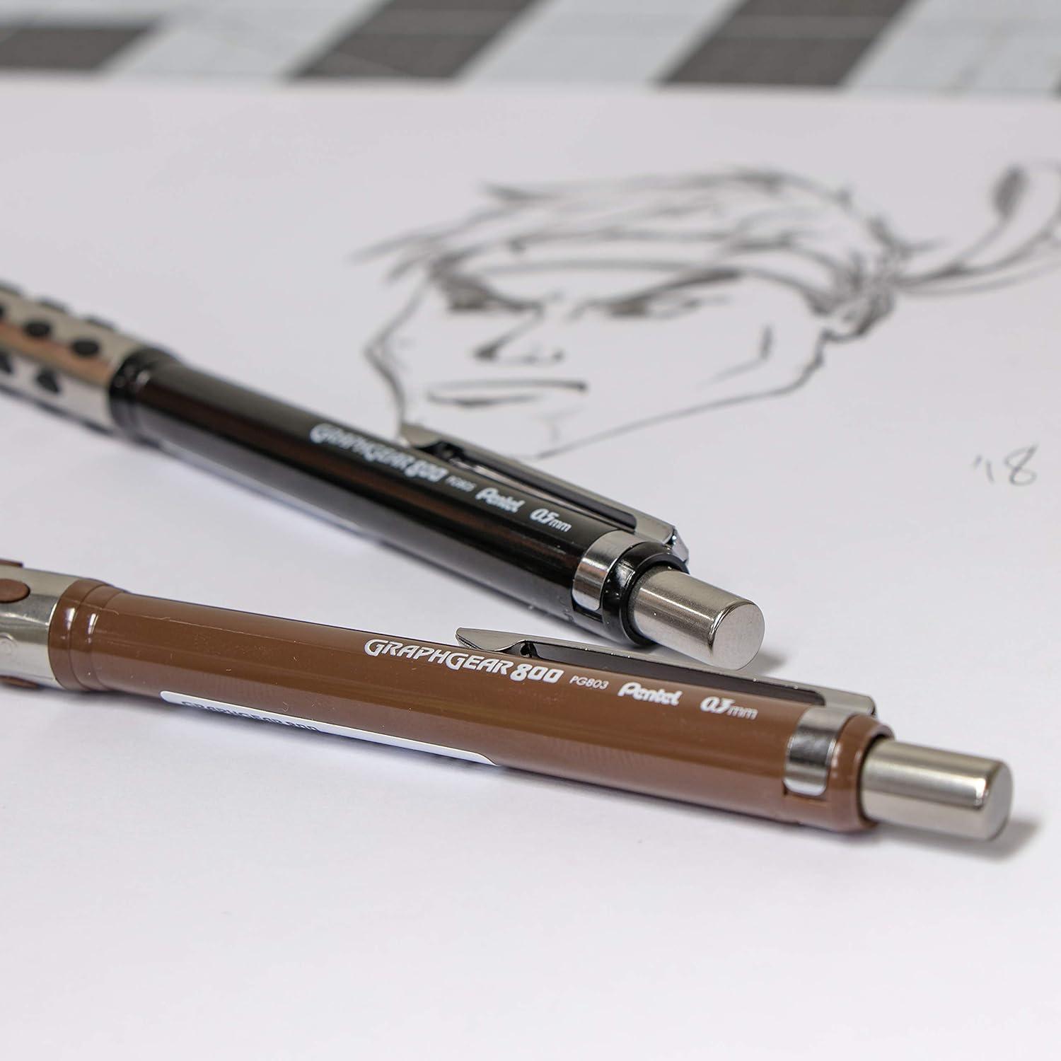image:imagePentel GraphGear800 Automatic Drafting Pencil 07mm 2pk PG807BP203mm
