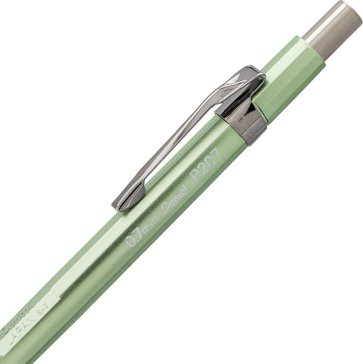 image:imagePentel Sharp Mechanical Pencil 07mm Metallic Celadon Barrel Box of 12 Pencils P207MK1