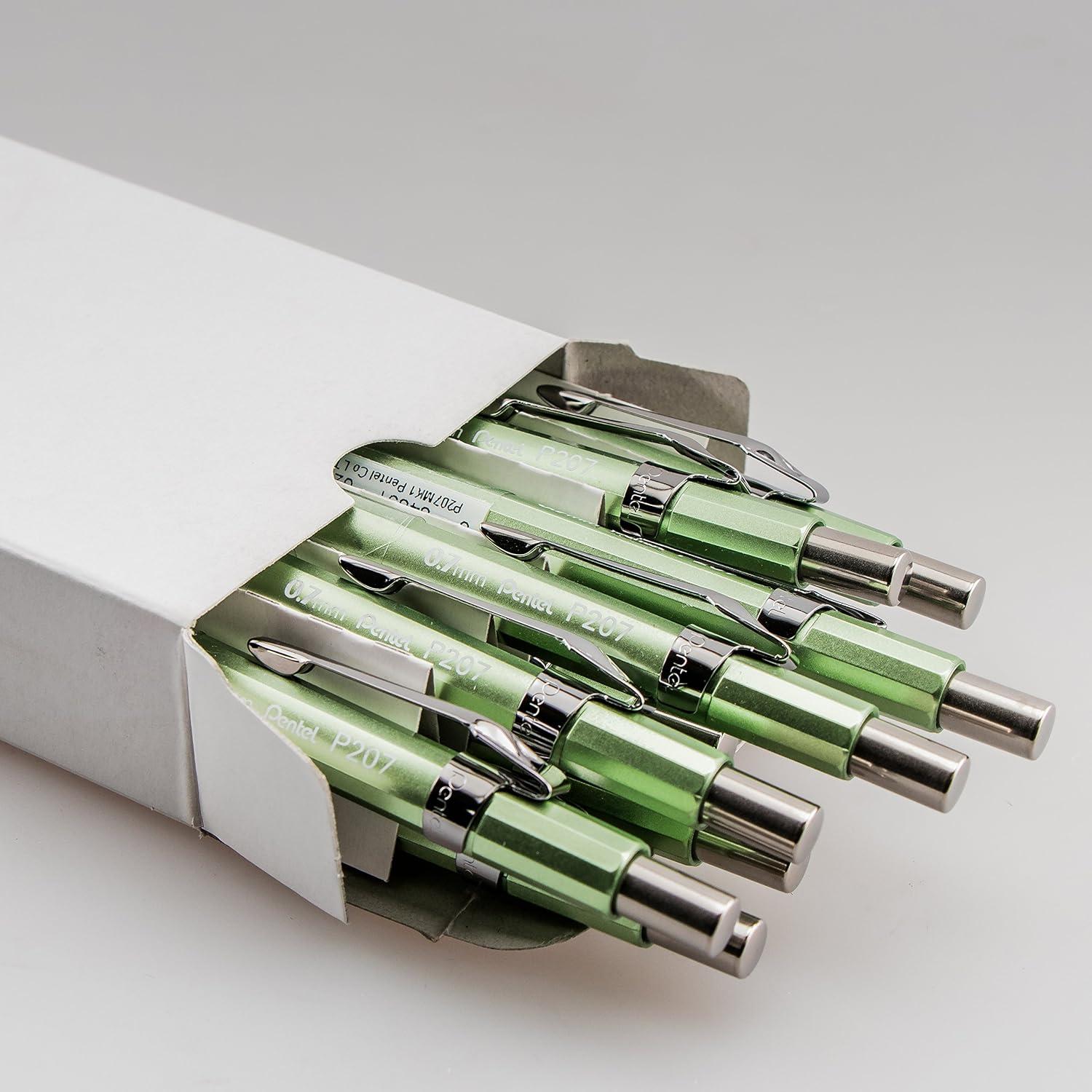 image:imagePentel Sharp Mechanical Pencil 07mm Metallic Celadon Barrel Box of 12 Pencils P207MK1
