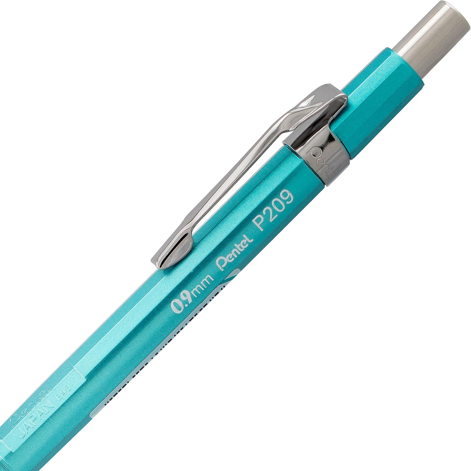 image:imagePentel Sharp Mechanical Pencil 09mm Metallic Bluish Green Barrel Box of 12 P209MK