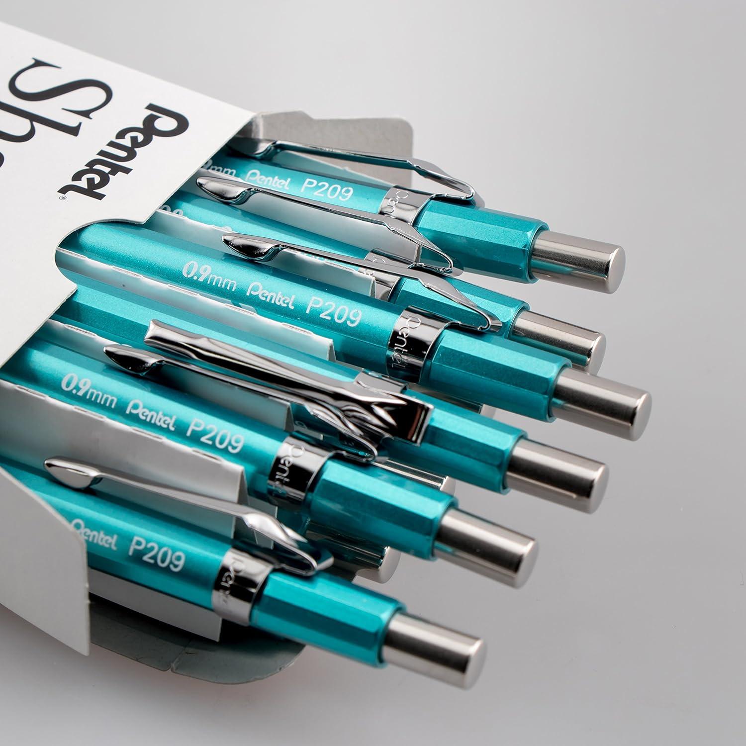 image:imagePentel Sharp Mechanical Pencil 09mm Metallic Bluish Green Barrel Box of 12 P209MK
