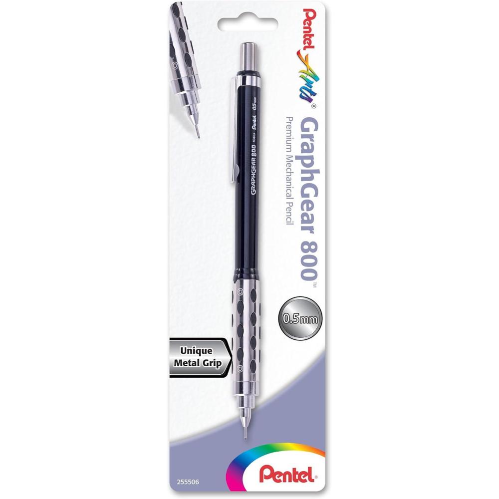 image:imagePentel Arts Graph Gear 800 Mechanical Drafting Pencil 03mm 1Pack Carded PG803EPABP05MM
