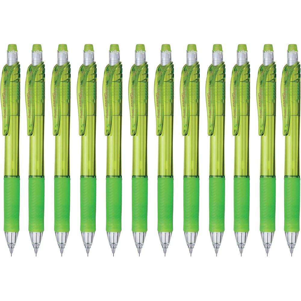 image:imagePentel EnerGizex Mechanical Pencil 05mm Blue Barrel Box of 12 PL105CLight Green Barrel