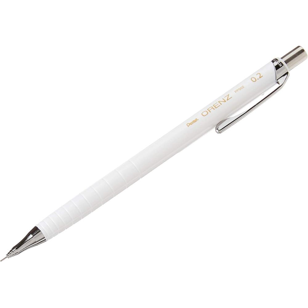 image:imagePentel Orenz Mechanical Pencil 05Mm Fine Line Black Barrel Box of 12 PP505AWhite