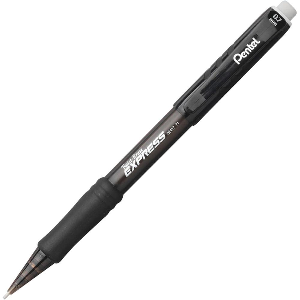 image:imagePentel Twist Erase EXPRESS Automatic Pencil 07mm Lead Size Red Barrel Box of 12 QE417BBlack