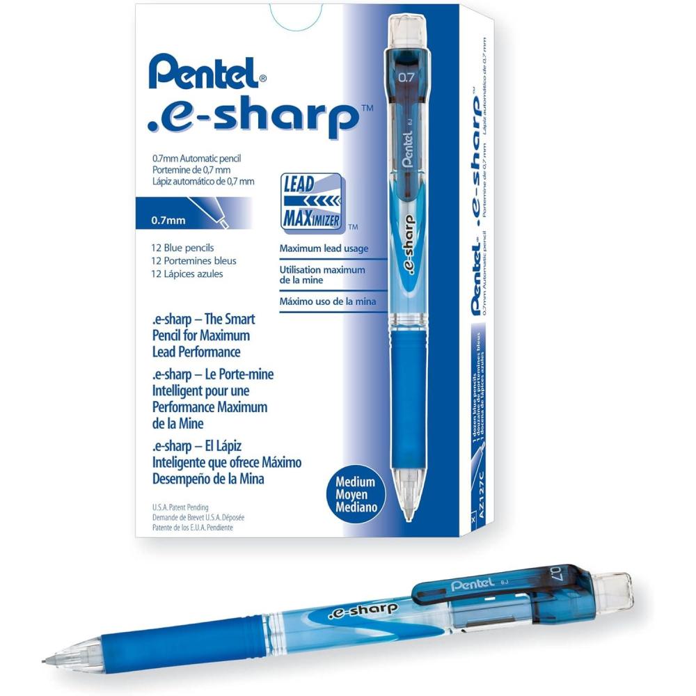 image:imagePentel esharp Automatic Pencil 05mm Violet Accents Box of 12 AZ125VBlue