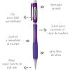 Pentel Cometz Automatic Pencil, 0.9mm, Violet Barrel, Box of 12 (AX119V)(Violet)